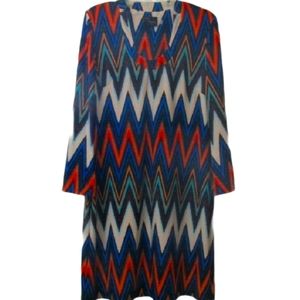 Taylor Swift Just..Taylor Chevron Shift Dress Sz14